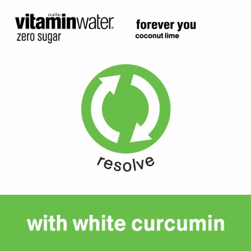 Vitaminwater® Forever You Coconut Lime Flavored Bottled Water Perspective: left