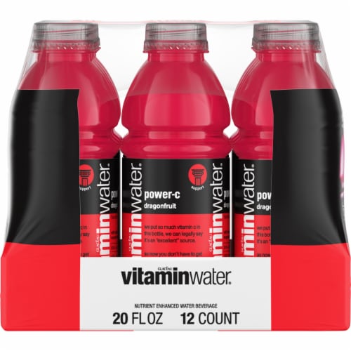 Vitaminwater® Power-c Dragonfruit Flavored Bottled Water Perspective: left