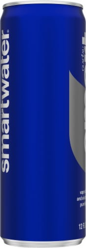 Smartwater® Vapor Distilled Water Can Perspective: left