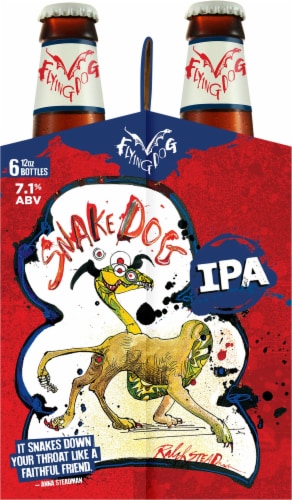 Flying Dog Snake Dog IPA Perspective: left