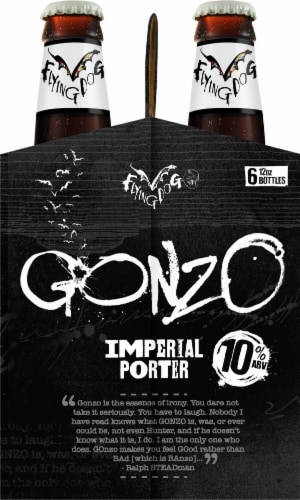 Flying Dog Gonzo Imperial Porter Perspective: left