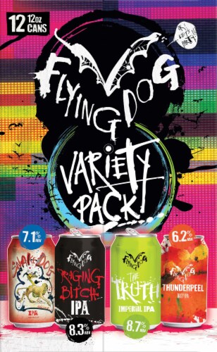 Flying Dog Disobedient Beer Variety Pack Perspective: left