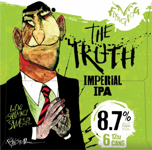 Flying Dog The Truth Imperial IPA Perspective: left