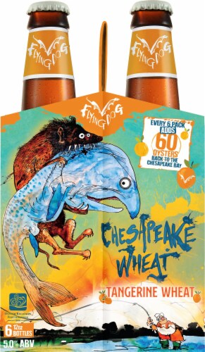 Flying Dog Chesapeake Wheat Tangerine Wheat Perspective: left