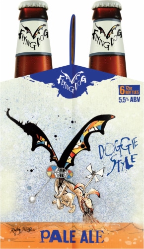 Flying Dog Doggie Style Pale Ale Perspective: left