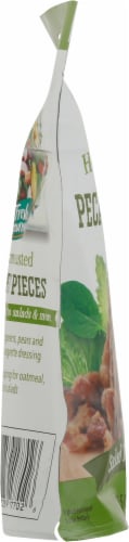 Fresh Gourmet® Honey Roasted Pecan Pieces Salad Topping Perspective: left