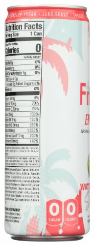 FitTea™ Zero Sugar Watermelon Sugar Energy Drink Can Perspective: left