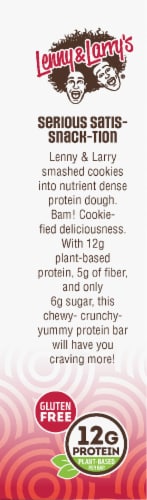 Lenny & Larry's® Chocolate Chip Cookie Dough Cookie-Fried® Bar Perspective: left