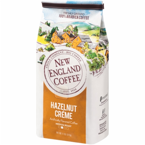 New England Coffee® Hazelnut Crème Medium Roast Ground Coffee Perspective: left