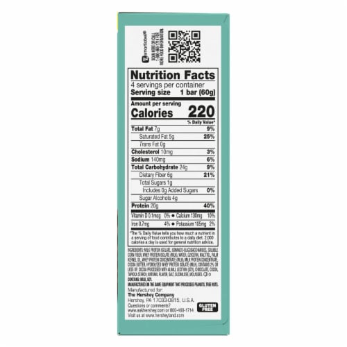 ONE® Chocolate Chip Cookie Dough Flavored Protein Bars Perspective: left