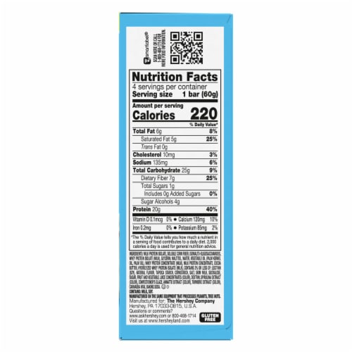 ONE Protein Bar Birthday Cake with 20g Protein and 1g Sugar Perspective: left