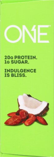 ONE BAR Almond Bliss Protein Bars Perspective: left
