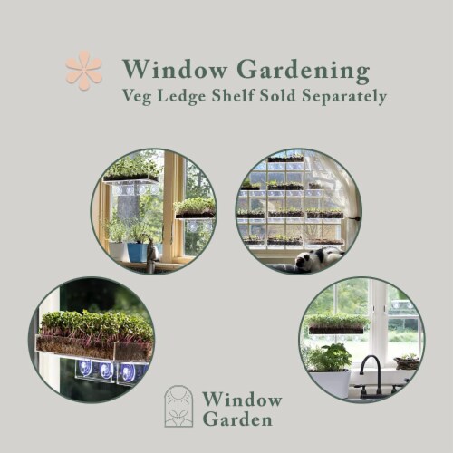 Window Garden Microgreens Refill (3 Pack) - Growing Kit w/ Seeds, Soil, Superfood Greens Perspective: left