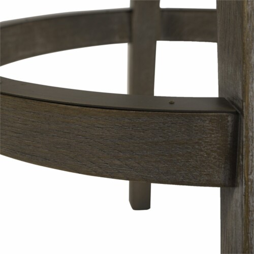 Jennifer Taylor Home Williams 27  Counter Height Bar Stool Dark Heathered Grey Perspective: left
