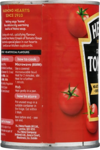 Heinz Cream of Tomato Soup Perspective: left