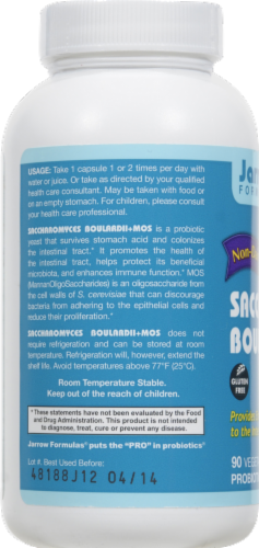 Jarrow Formulas Sacharomyces Boulardii + Mos Perspective: left