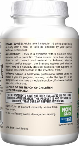Jarrow Formulas Jarro-Dophilus® plus FOS Perspective: left
