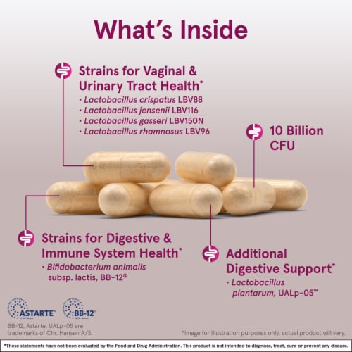 Jarrow Formulas® Fem Dophilus® Advanced Probiotic Capsules Perspective: left