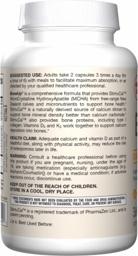Jarrow Formulas® Bone-Up Skeletal Support Dietary Supplement Perspective: left