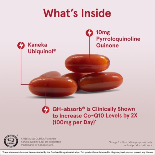 Jarrow Formulas Ubiquinol QH+ PQQ Perspective: left