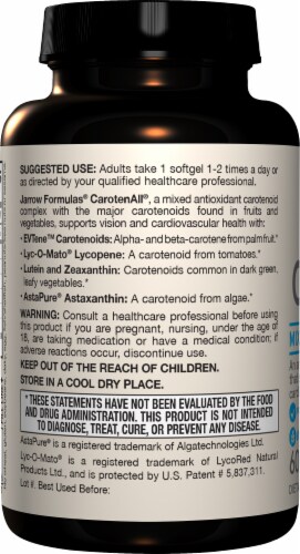 Jarrow Formulas CarotenALL® Mixed Carotenoids Complex Perspective: left