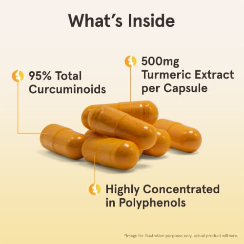 Jarrow Formulas® Curcumin Turmeric Extract Capsules Perspective: left