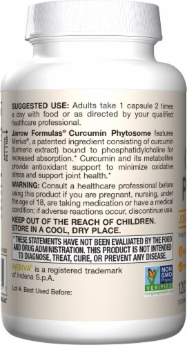 Jarrow Formulas Curcumin Phytosome Meriva® Perspective: left