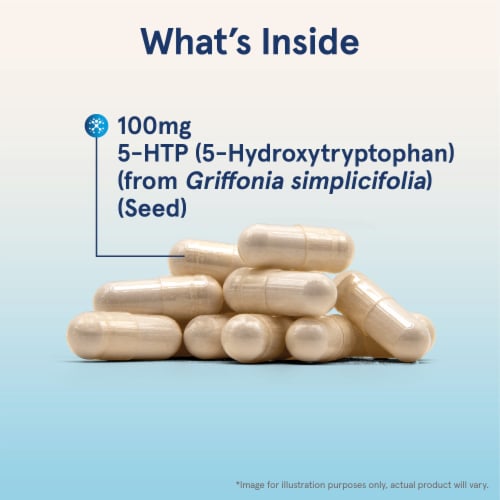 Jarrow Formulas® 5-HTP Capsules Perspective: left
