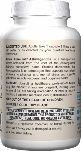 Jarrow Formulas Ashwagandha Withania Somnifera Perspective: left
