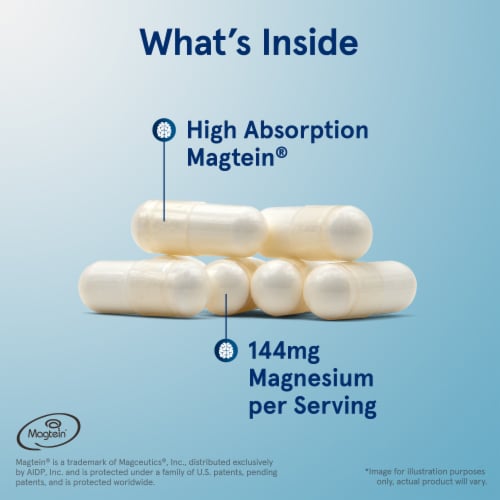 Jarrow Formulas® Mag Mind® Supplement Capsules Perspective: left