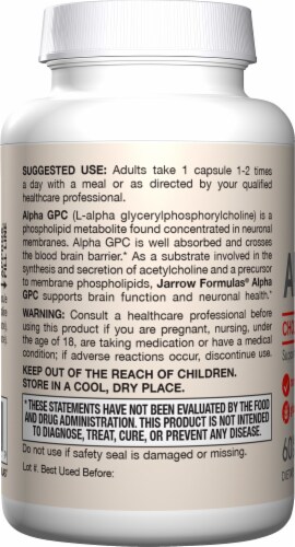 Jarrow Formulas® Alpha GPC 300MG Veggie Caps Perspective: left