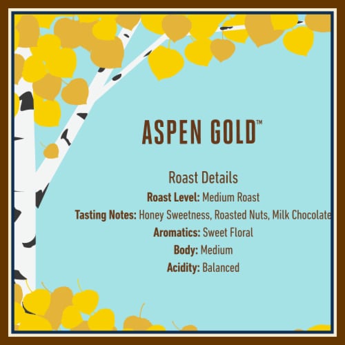 Boyer's Coffee® Aspen Gold Medium Roast Ground Coffee Perspective: left