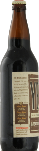 Great Divide Yeti Imperial Stout Perspective: left
