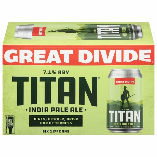 Great Divide Brewing Co.® Titan® IPA Beer Perspective: left