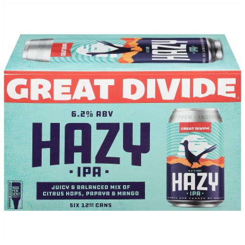 Great Divide Brewing Co.® Hazy IPA Perspective: left