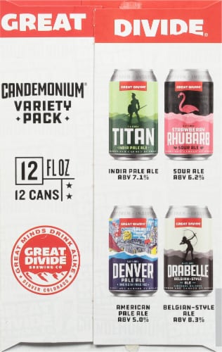 Great Divide Brewing Co. Candemonium Variety Pack Perspective: left