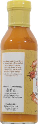 Heritage Fare Buffalo Style Garlic Wing Sauce Perspective: left