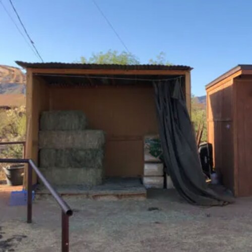 Tarp Nation 12 x 16 Foot Heavy Duty Canvas Tarp with D Rings and Corner Grommets Perspective: left