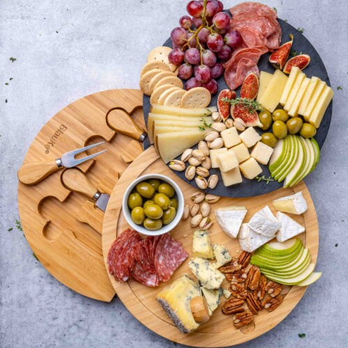 Bamboo Cutting Board with Hidden Tray