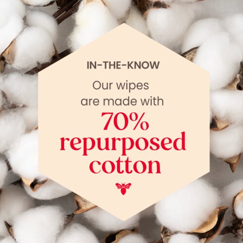 Burt's Bees Purifying with White Tea Facial Cleanser Towelettes Perspective: left