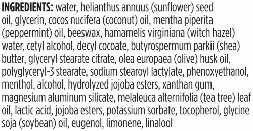 Burt's Bees Peppermint Foot Lotion Perspective: left