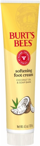 Burt's Bees Softening Coconut Oil and Soap Bark Foot Cream Perspective: left