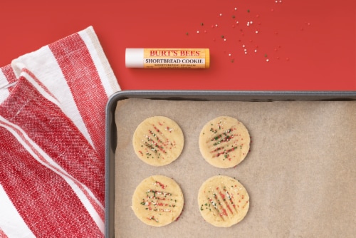Burt's Bees Shortbread Cookie Lip Balm Perspective: left