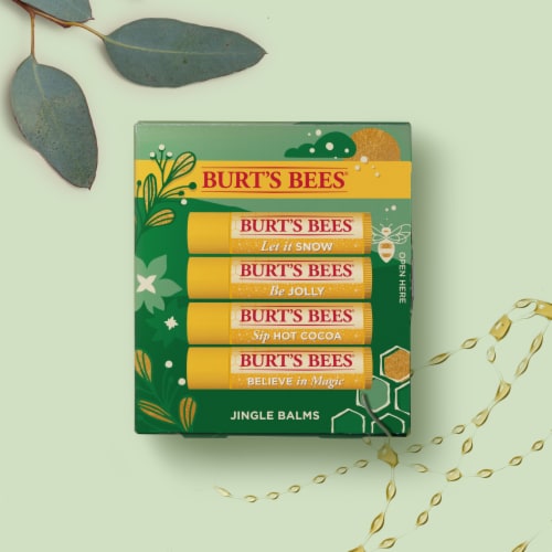 Burt's Bees Beeswax Lip Balm, 4-Pack