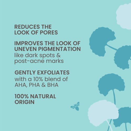 Burts Bees Clear and Balanced Even Tone Liquid Face Exfoliator Perspective: left