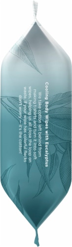 Burt’s Bees Eucalyptus Cooling Pre-Moistened Body Wipes Perspective: left
