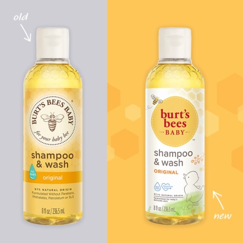 Burt's Bees Baby Original Shampoo and Wash Perspective: left