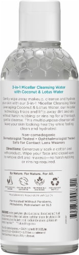 Burt's Bees Micellar Coconut and Lotus Extract Cleansing Water Perspective: left