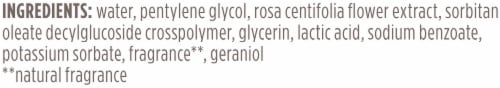 Burt's Bees Micellar Rose Facial Cleansing Water Perspective: left