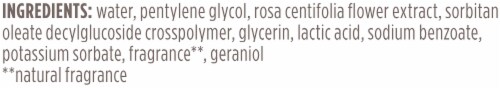 Burt's Bees Micellar Rose Facial Cleansing Water Perspective: left